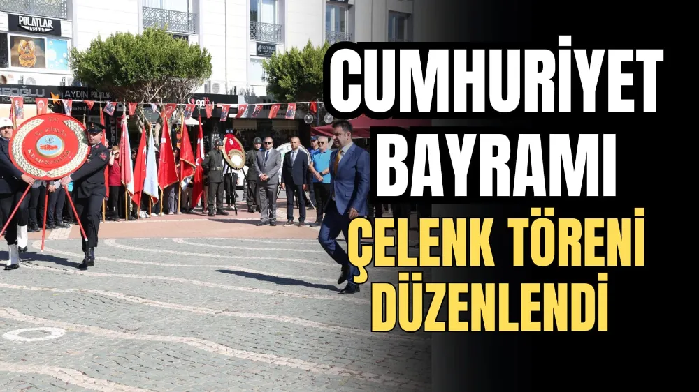 Cumhuriyet Bayramı Çelenk Töreni Düzenlendi