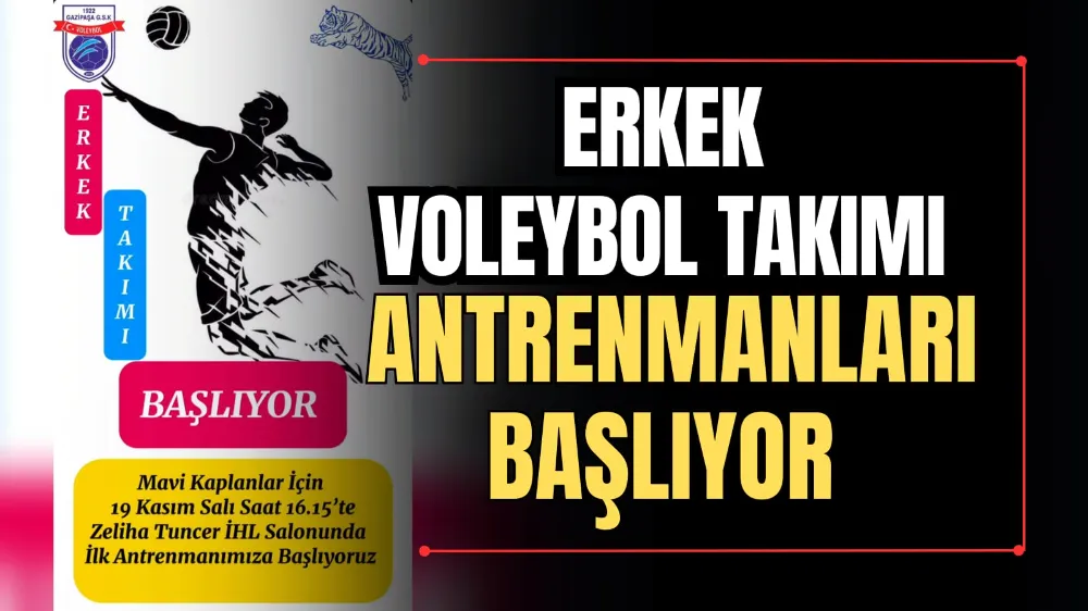 Erkek Voleybol Takımı Antrenmanları Başlıyor 