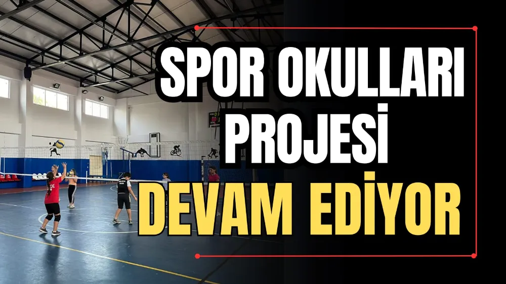 Spor Okulları Projesi Devam Ediyor 