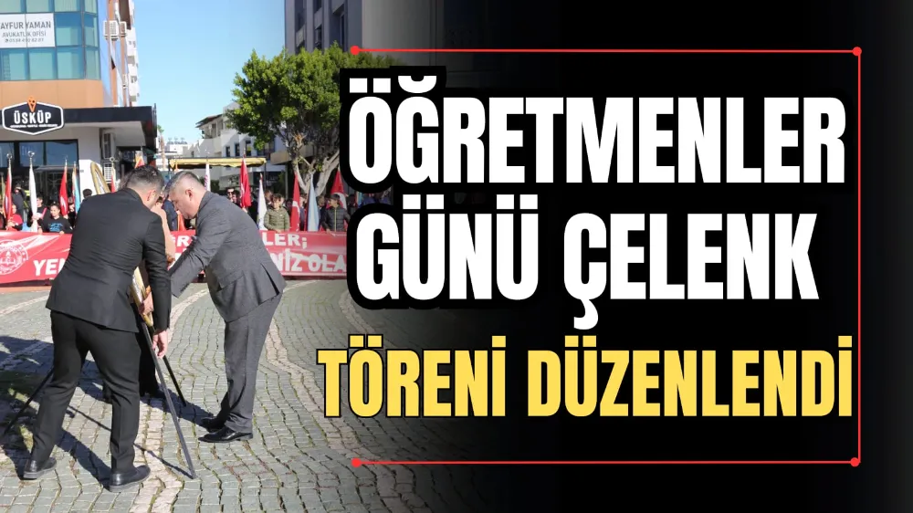 Öğretmenler Günü Çelenk Töreni Düzenlendi