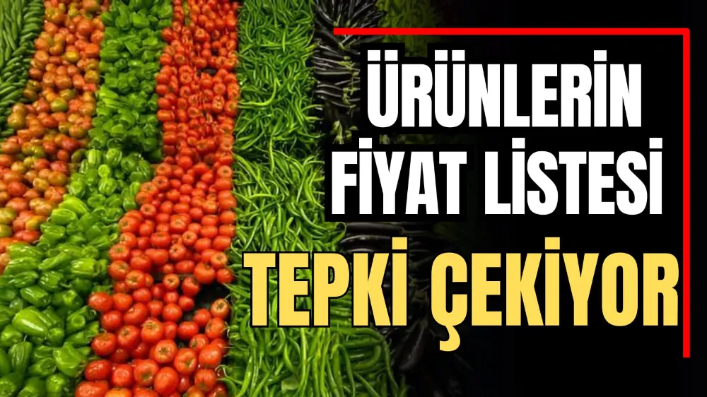 Ürünlerin Fiyat Listesi Tepki Çekiyor 