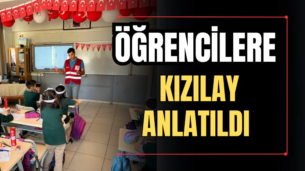 Öğrencilere Kızılay Anlatıldı 