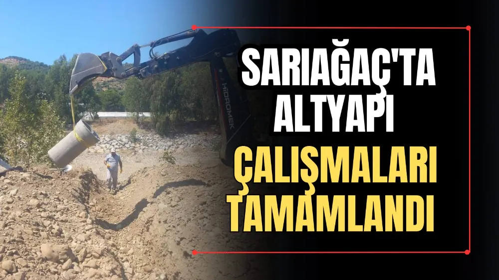 Sarıağaç’ta Altyapı Çalışması Tamamlandı 