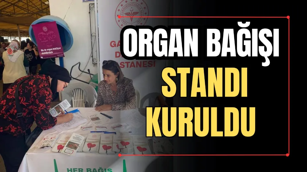 Organ Bağışı Standı Kuruldu 