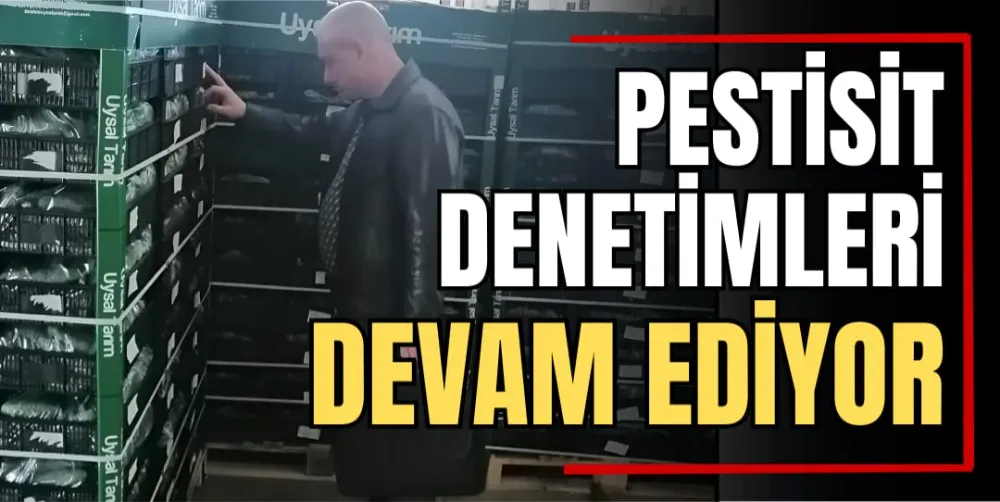 Pestisit Denetimleri Devam Ediyor  