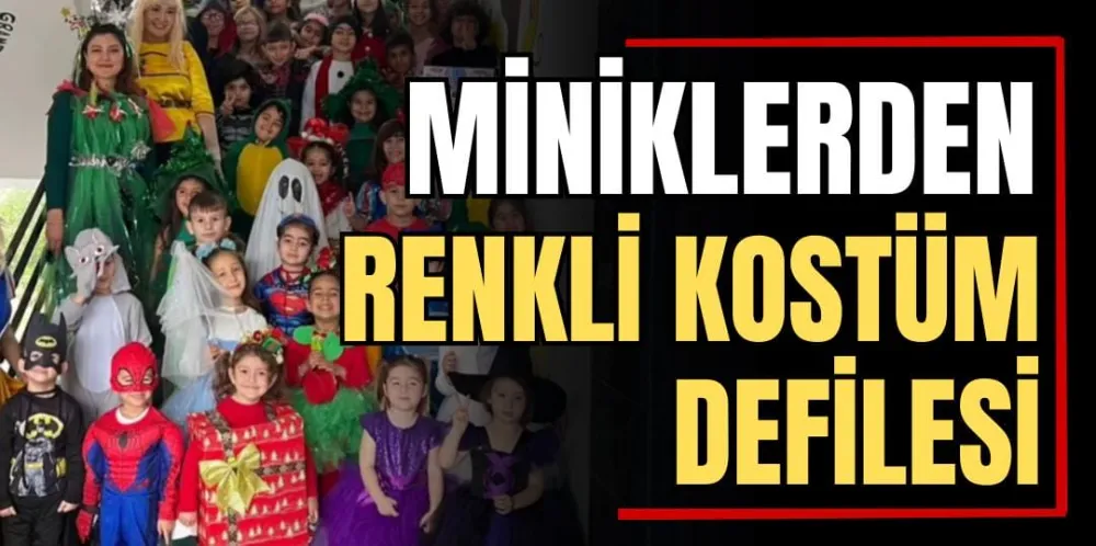 Miniklerden Renkli Kostüm Defilesi 