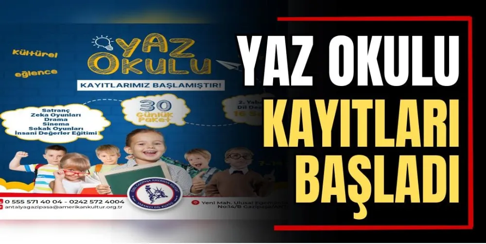 Yaz Okulu Kayıtları Başladı  