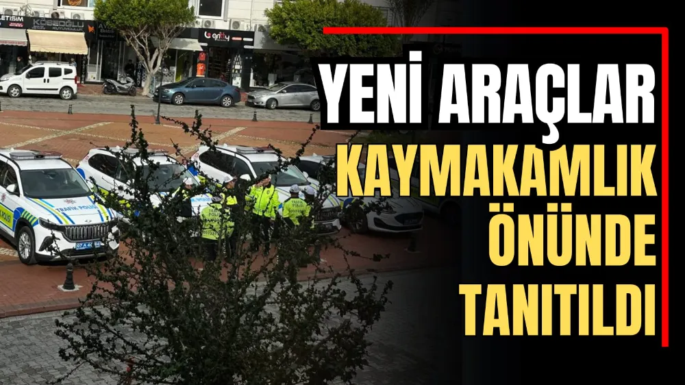 Yeni Araçlar Kaymakamlık Önünde Tanıtıldı 