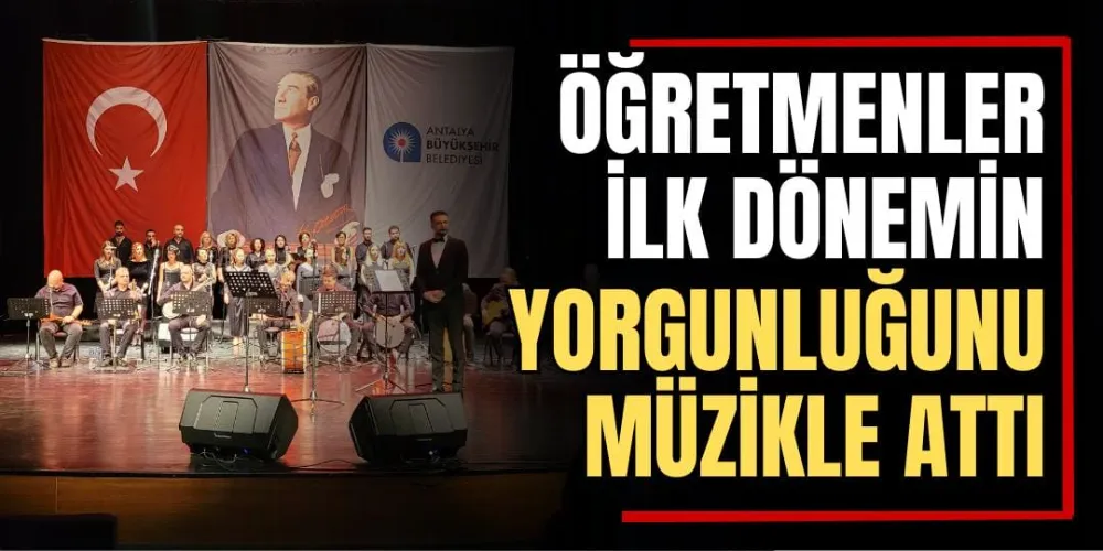 Öğretmenler İlk Dönemin Yorgunluğunu Müzikle Attı 