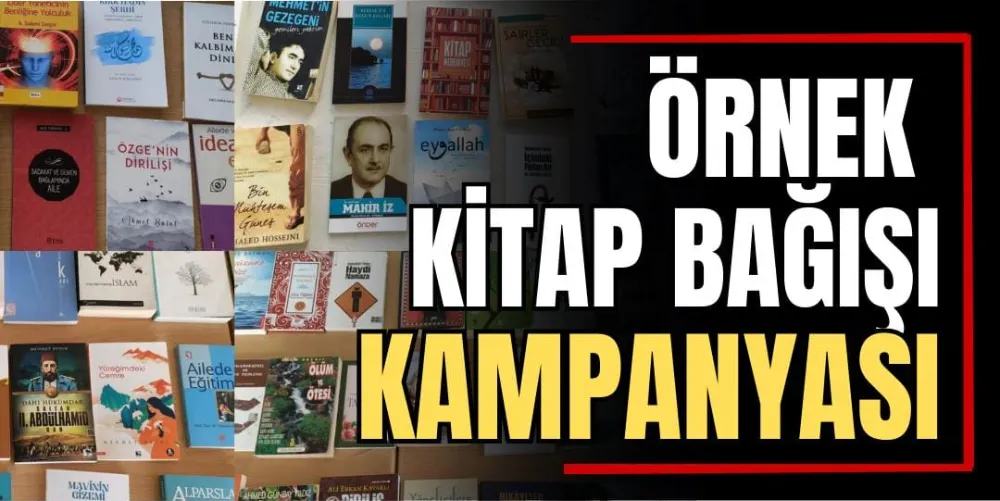 Örnek Kitap Bağışı Kampanyası  