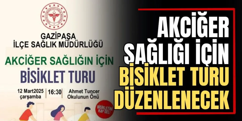 Akciğer Sağlığı İçin Bisiklet Turu Düzenlenecek 