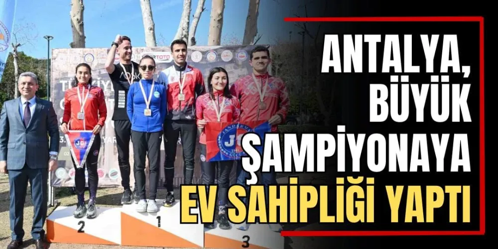 Antalya, Türkiye Oryantiring Şampiyonası’na Ev Sahipliği Yaptı 