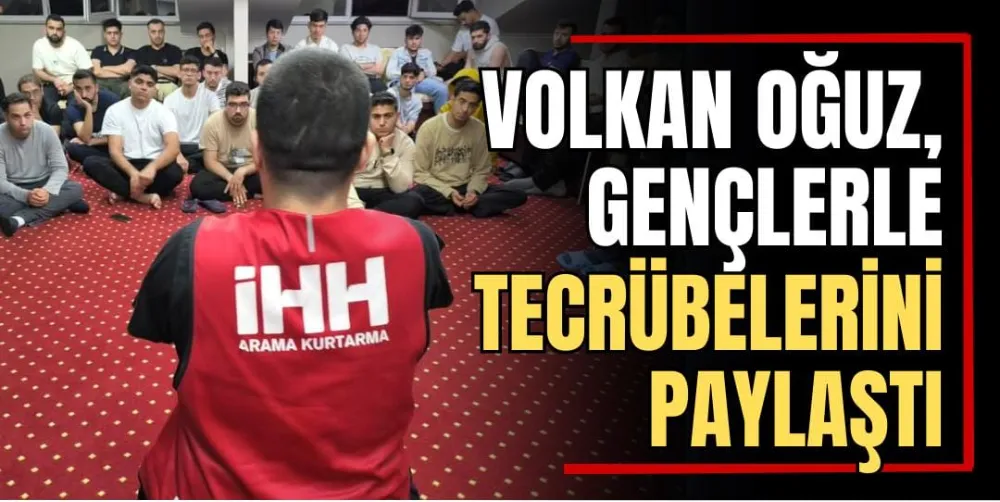 Volkan Oğuz, Gençlerle Tecrübelerini Paylaştı 