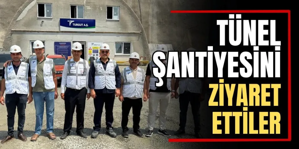 Muhtarlardan Tünel Şantiyesine Ziyaret 