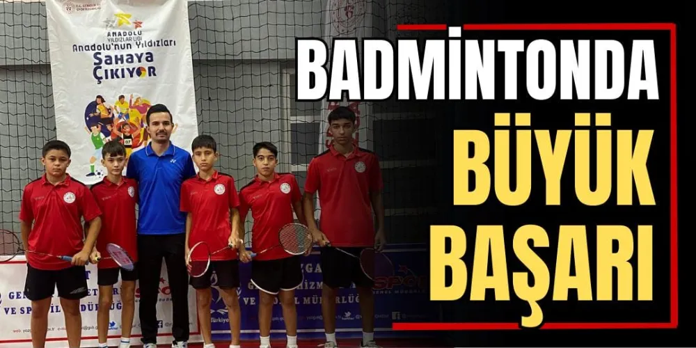 Badmintonda Büyük Başarı 